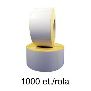 Role etichete semilucioase ZINTA 81x143mm 1000 et./rola