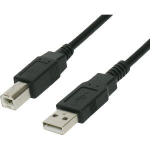 USB cable (A/B) 2m black