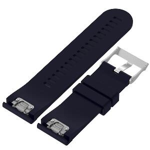 Curea ceas Smartwatch Garmin Fenix 3 / Fenix 5X, 26 mm Silicon iUni Dark Blue