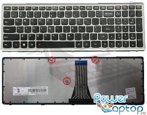 Tastatura Lenovo 25211081 Rama gri