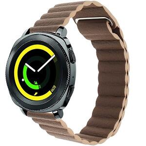 Curea piele Smartwatch Samsung Gear S2, iUni 20 mm Brown Leather Loop