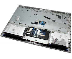 Tastatura Lenovo IdeaPad 320-14IAP Neagra cu Palmrest gri si Touchpad