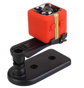 Camera Video Sport Mini-Micro Techstar® SQ11 Rosie cu Suport pt Auto SQ11 cu Nightvision si 12Mpx
