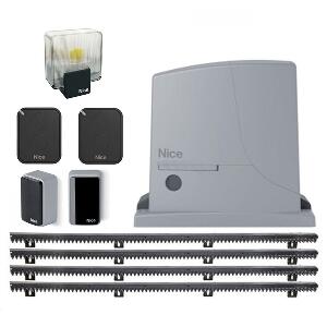 Kit automatizare poarta culisanta Nice ROX600KLT KIT, 600 Kg, 230 Vac, 5 m