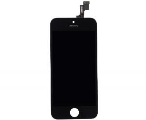 Display iPhone 5SE LCD Negru Complet Cu Tablita Metalica Si Conector Amprenta