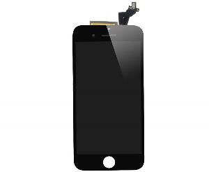 Display iPhone 6S Plus LCD Negru Complet Cu Tablita Metalica Si Conector Amprenta