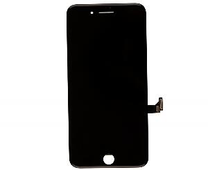 Display iPhone 8 Plus LCD Negru Complet Cu Tablita Metalica Si Conector Amprenta