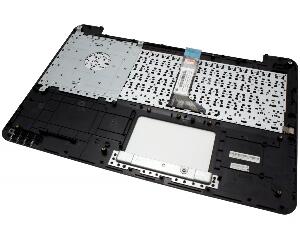 Tastatura Asus F555 Neagra cu Palmrest argintiu