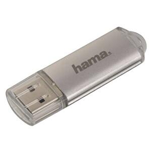 USB Flash Drive Hama, 108072, 128 Gb, USB 2.0, argintiu