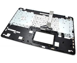 Tastatura Asus X751L neagra cu Palmrest Argintiu