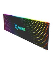 Placuta LED AQIRYS Antares RGB Plate, 765 mA, cablu 60 cm, conectare in hub PWM+ARGB, 20 Led-uri, Negru