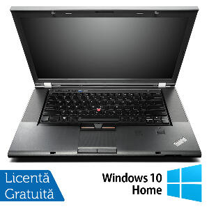 Laptop Lenovo ThinkPad W530, Intel Core i5-3380M 2.90GHz, 8GB DDR3, 320GB SATA, Nvidia Quadro K1000M, DVD-RW, 15.6 Inch HD+, Fara Webcam + Windows 10 Home