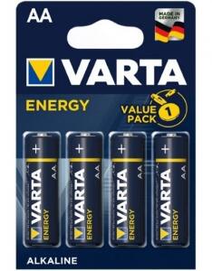Set 4 buc baterii AA LR6/MN1500 Alkaline, Varta