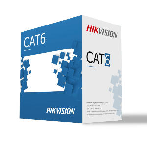 Cablu UTP CAT6 Hikvision DS-1LN6-UE-W, rola 305 m