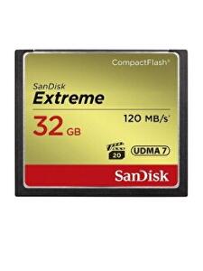 Card de memorie SanDisk Compact Flash Extreme 32 GB, 120 MB/s, Galben
