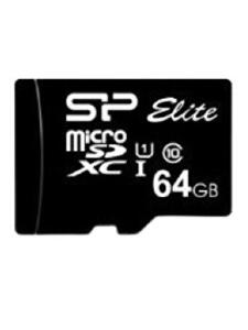 Card memorie Silicon Power, MicroSDXC, 64 GB, UHS-I + Adaptor microSD, Negru