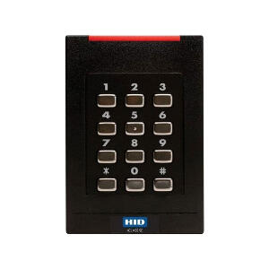 Cititor de proximitate cu tastatura HID 921NM, Wiegand, 13.56 MHz, card/cod PIN, interior/exterior