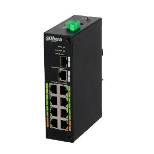 Switch cu 8 Porturi ePoE Dahua LR2110-8ET-120, 8000 MAC, 8.8 Gbps