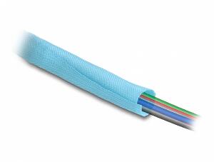 Organizator cabluri cu auto-inchidere/rezistent la caldura 5m x 19mm Albastru, Delock 20882