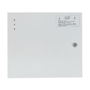 Cabinet multifunctional pentru centrala de control acces CAB3-PS5-wh, 12 Vcc, 5 A, metal