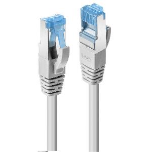 Cablu de retea Cat.6A S/FTP LSZH 0.3m Gri, Lindy L47130