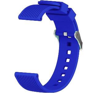 Curea ceas Smartwatch Samsung Gear S2, iUni 20 mm Silicon Sport Blue