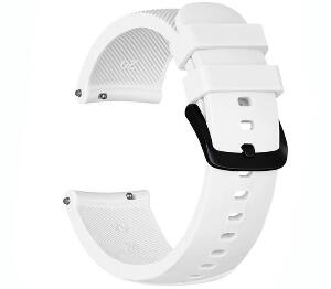 Curea ceas Smartwatch Samsung Gear S2, iUni 20 mm Silicon White