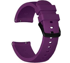 Curea ceas Smartwatch Samsung Gear S3, iUni 22 mm Silicon Purple