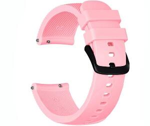 Curea ceas Smartwatch Samsung Gear S3, iUni 22 mm Silicon Soft Pink