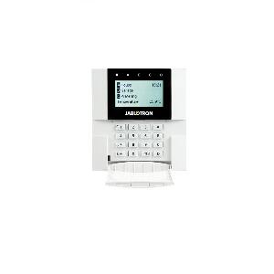 Tastatura LCD adresabila JABLOTRON 100+ JA-110E, comunicare/alimentare pe bus, cititor RFID, 4 butoane functionale
