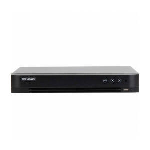 DVR Turbo Acusense Hikvision iDS-7204HQHI-M1/E, 4 canale, 4 MP, audio prin coaxial