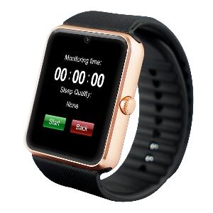 Smartwatch U-Watch GT08 Bluetooth Auriu Compatibil SIM, MicroSD