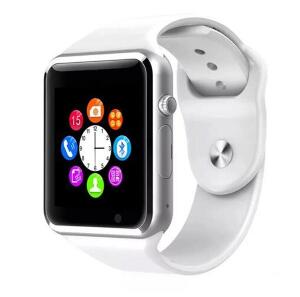 Ceas Smartwatch Techstar® A1, Camera Foto, Ecran 1.54inch, Bluetooth, Compatibil SIM si MicroSD, Apelare, Alb