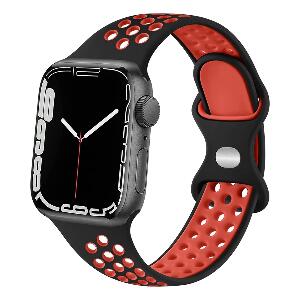 Ceas Smartwatch Techstar® T55, 1.3 Inch IPS, Monitorizare Cardiaca, Tensiune, Sedentarism, Bluetooth 5.0, (2 Curele, Rosu + Negru) Negru/Rosu
