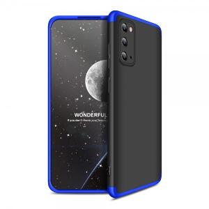 Husa Spate Upzz Protection 360 Samsung Galaxy S20, Negru Albastru