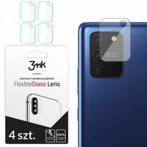 Folie Sticla Nano Glass 3mk Pentru Camera Samsung Galaxy S10 Lite Transparenta, 4 Buc In Pachet