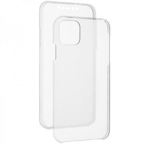 Husa 360 Grade Full Cover Upzz Case Silicon + Tpu Compatibila Cu iPhone 12 Pro Max , Transparenta