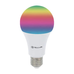 Bec Inteligent LED Tellur Wireless E27 10W 1000lm Lumina Alba Calda RGB Reglabil