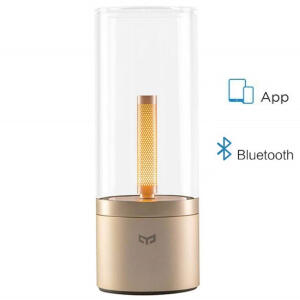 Lampa LED de Veghe Xiaomi Yeelight Atmosphere Bluetooth cu Acumulator 2100mAh Incarcare USB 6.5W Lumina Calda 1800K Auriu