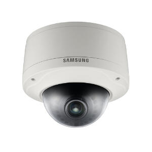Camera supraveghere Dome IP Samsung SNV-7082, 3.1 MP, IP66, IK10, 3- 8.5 mm