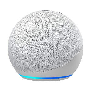 Boxa Inteligenta Amazon Echo Dot 4 Gen cu Alexa Glacier White