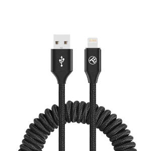 Cablu Tellur Extensibil USB to Lightning 3A 1.8m Negru