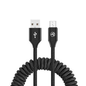 Cablu Tellur Extensibil USB to Micro USB 2A 1.8m Negru