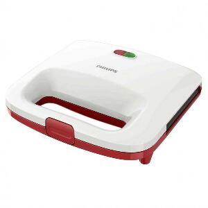 Sandwich-Maker Philips Daily Collection HD2392-40 820W Alb-Rosu