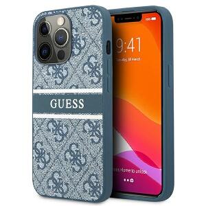 Husa Guess Compatibila Cu iPhone 13 Pro, Stripe 4G, Albastru - 9023737
