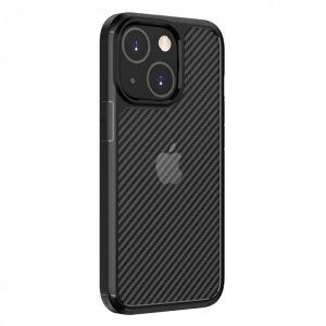 Husa Spate Upzz Techsuit Carbon Fuse Compatibila Cu iPhone 13, Negru