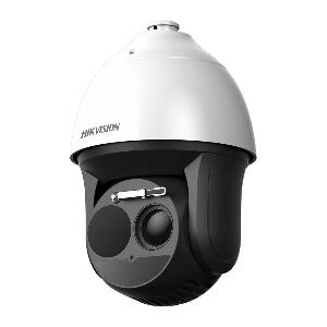 Camera supraveghere termica IP de exterior Hikvision DeepinView DS-2TD4136-50/V2, 2 MP, 200 m, detectie incendiu/temperatura