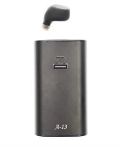 Casca bluetooth A13 baterie externa si bricheta, cu stand magnetic de incarcare