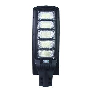 Lampa Stradala LED cu Incarcare Solara, 4U®, 250W, senzor miscare, acumulator intern, telecomanda