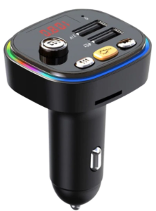 Modulator FM ZTB-C20, Bluetooth, 2 Porturi USB, Lumina RGB